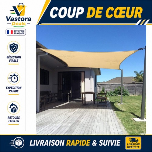 Voile ombrage rectangulaire - voile,
