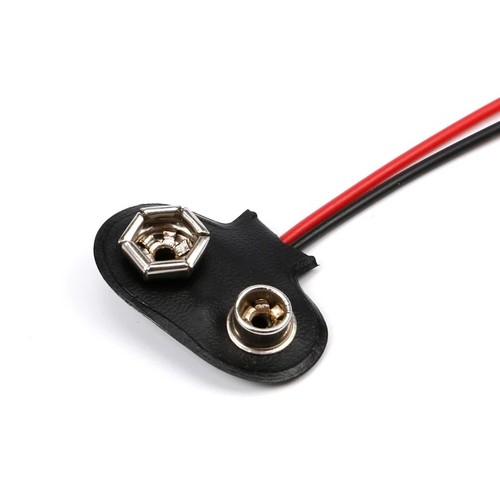 Connecteur clip pile 9v - clip,