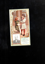 ancien CHROMO LEFEVRE UTILE BISCUIT LU lucien fugère célébrité comtemporaine pub