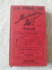 Guide MICHELIN  rouge 1966 Edition ITALIE