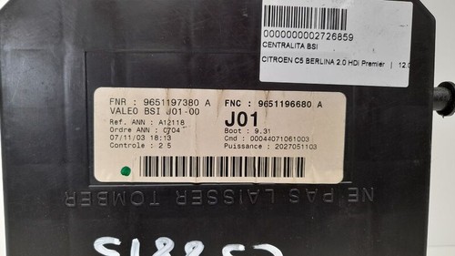 9651196680 boîtier bsi