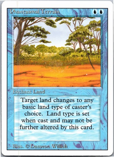 Phantasmal terrain mtg - terrain,