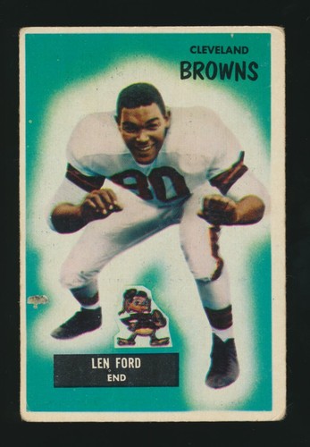 1955 bowman football 14 - bowman, -#14