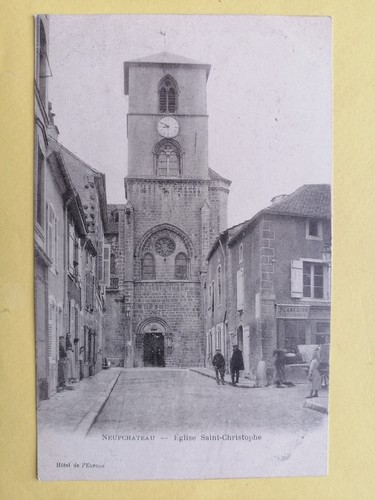 Cpa neufchâteau église - cpa,