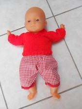 pull et pantalon compatible poupée collection raynal tinnie corolle,gégé,35cm