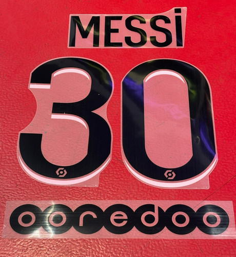 Flocage officiel messi 30 - officiel,