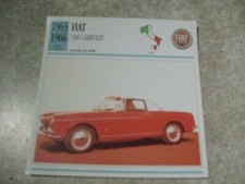 CARTE FICHE AUTO FIAT 1500