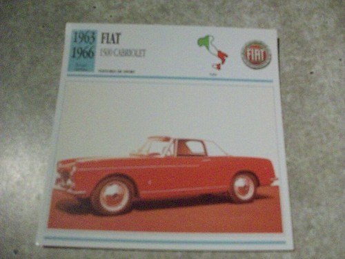 Carte fiche auto - carte,