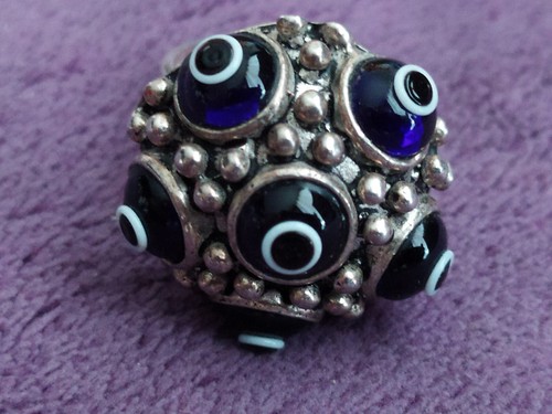 Ancienne bague boule art déco