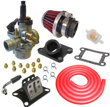 Pack Carburateur 17,5 phva complet pipe clape filtre a air starter moteur am6...