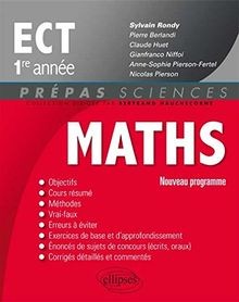 Mathématiques ect 1re année - 1re,
