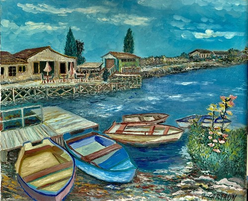 Tableau peinture huile - peinture, l'huile