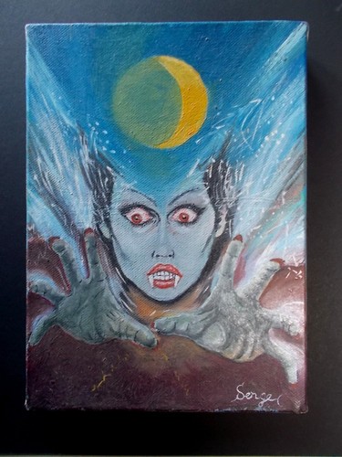 Vampire art peinture - ",
