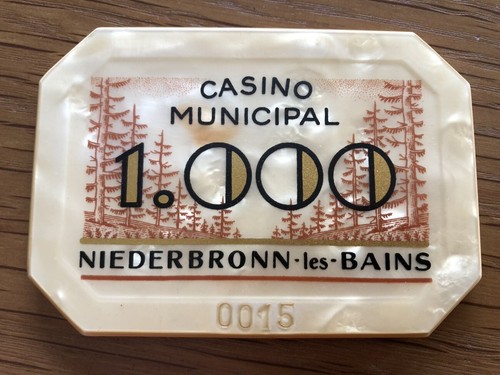 Plaque jeton 000 francs - jeton, de