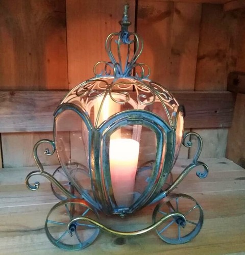 Lanterne bougeoir calèche - bougeoir,