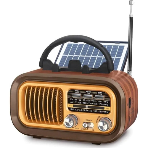 Radio rétro bois portable - rétro,