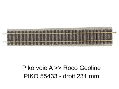 Piko rail transition vers - rail,