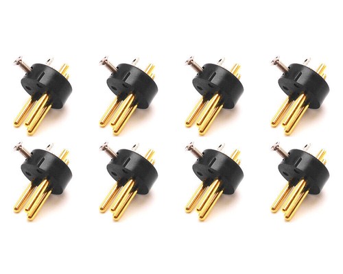 8pcs xlr pin male plug - 3,