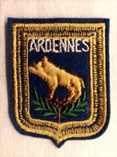 Écusson ARDENNES France - en