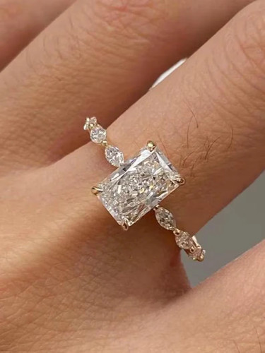 3ct radiant real - 3ct,