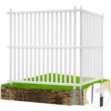 VEVOR Panneau Brise Vue Extérieur Clôture de Jardin Climatiseur Bande 122x122 cm