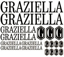 20 Autocollants Graziella