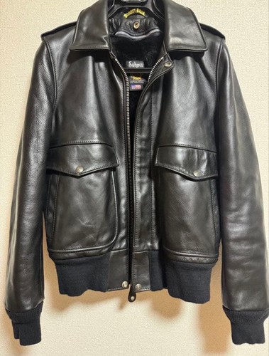 Schott cowhide bomber flight - cowhide,