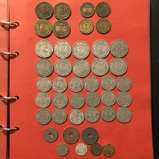 pièces de monnaie française anciens francs (lot)