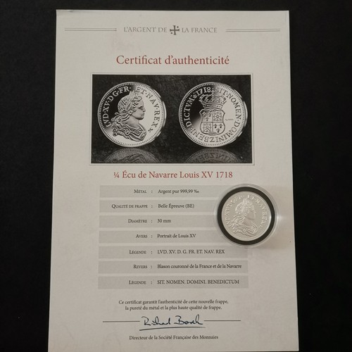 Medaille 30mm argent 999 - medaille,