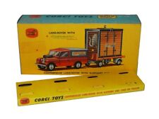Corgi toys boîte gift set 19 chipperfields land rover elephant cage on trailer