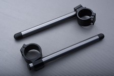 Bracelets Demi Guidons Standard Noir- Titane 51mm KAWASAKI ZX6R ZX-6R 2009-2012