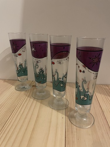 Lot grands verres à - de,