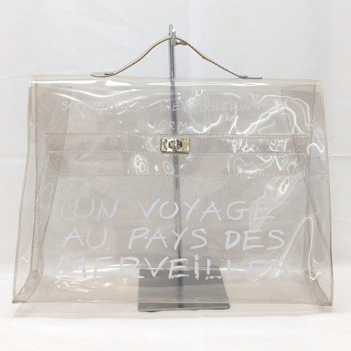Sac main hermes vinyl - sac,