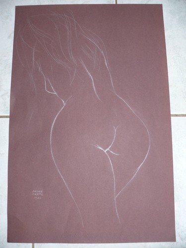 Rare bold pencil drawing - rare,