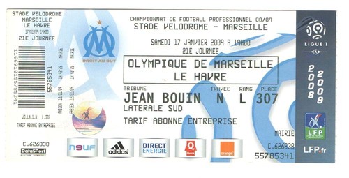 Billet place olympique de - billet, /