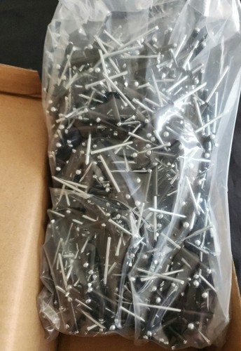 Rivets aveugles alu acier noir - alu/acier,