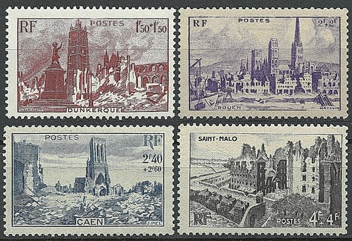 Serie timbres 744 747 neuf - n°,