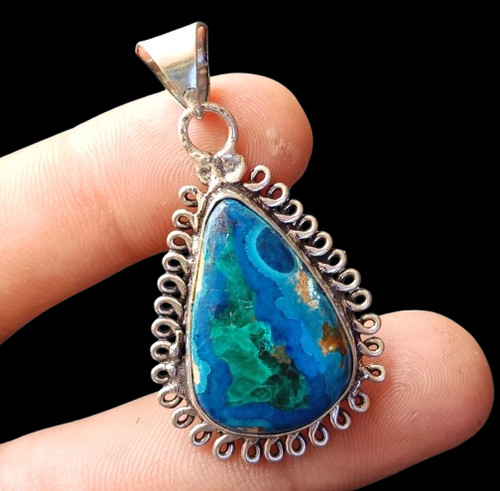 Pendentif ancien argent - pendentif, en