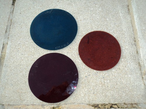 Anciens verres couleurs - anciens, de