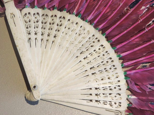 Antique chinese hand fan - 🟢,