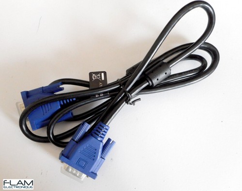 Cable pour moniteur vga hd15 - pour,