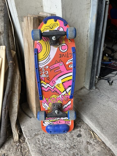 Skateboard vintage fluo sport - skateboard,
