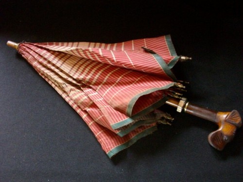 Parapluie ancien tête - parapluie,