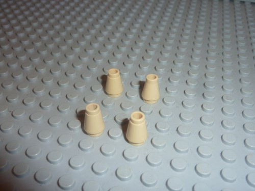 Lego cone tan - x,
