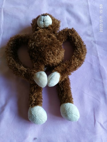 Doudou peluche ours marron