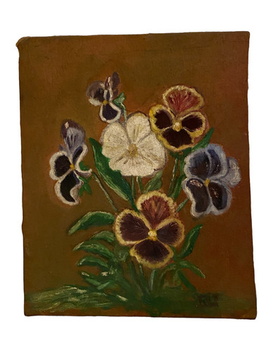 Ancienne toile nature morte - ancienne,
