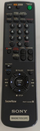 Télécommande sony rmt v221b - sony, rmt-v221b