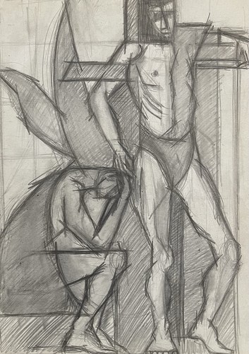 Dessin otto fried jesus - jesus, christ