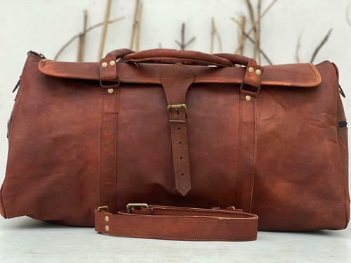 Sac voyage tonneau cuir - voyage, en