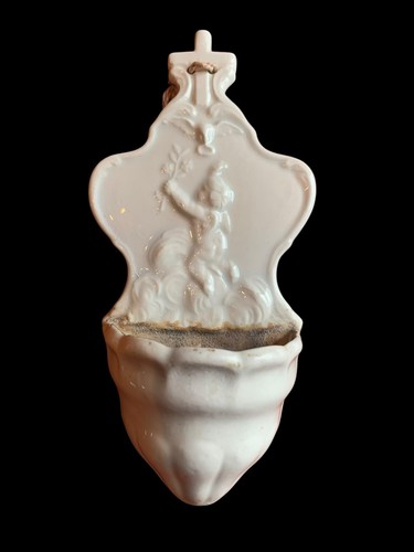 Benitier porcelaine blanc ange - blanc,